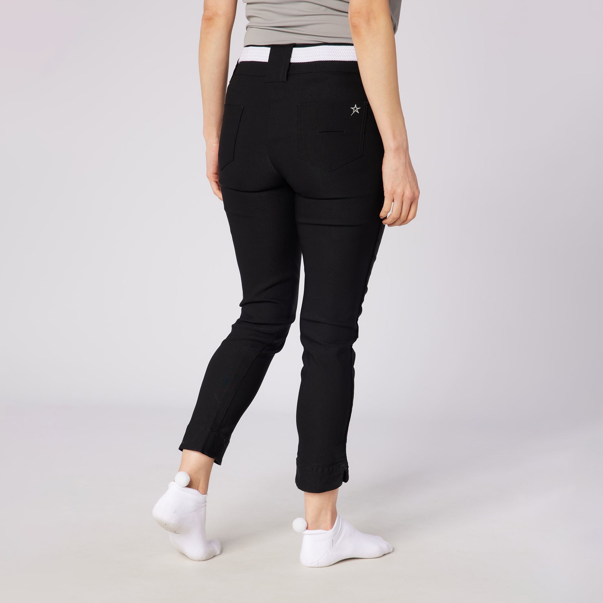 Swing Out Sister Ladies Core Black 7/8 Golf Trousers