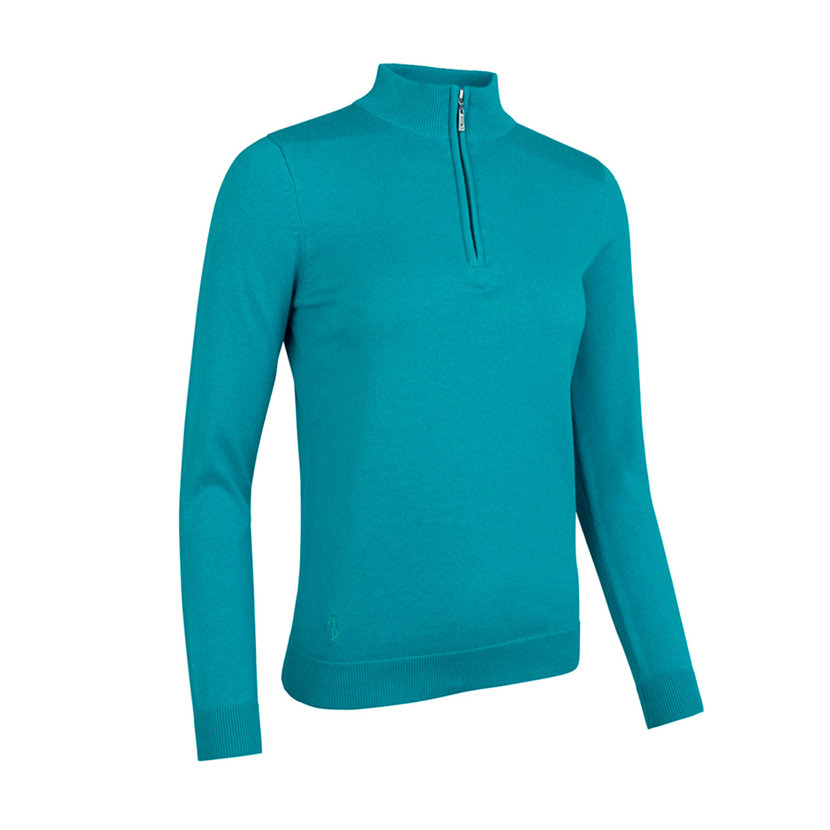 Glenmuir Ladies 100% Cotton Half-Zip Sweater