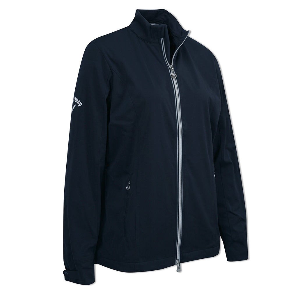 Callaway Ladies Soft Shell Wind & Water Resistant Golf Jacket in Navy