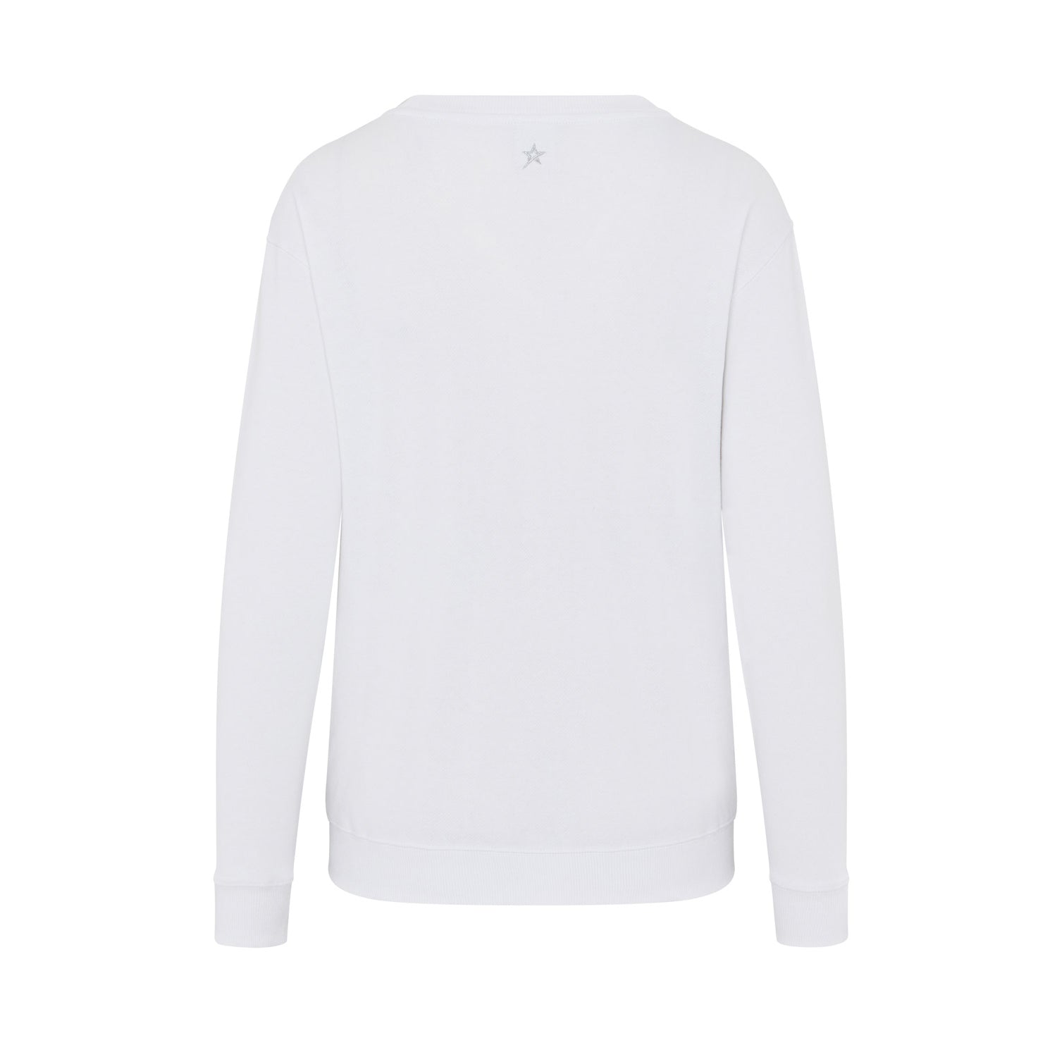 Long sleeve white outlet sweatshirt