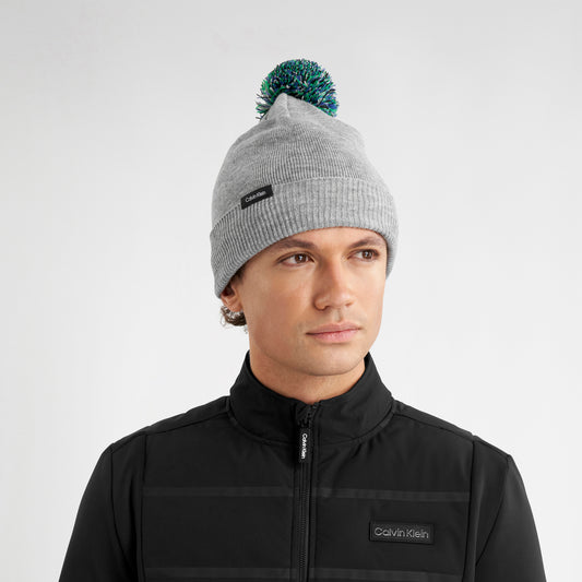 Calvin Klein Mens Fleece Lined Bobble Hat