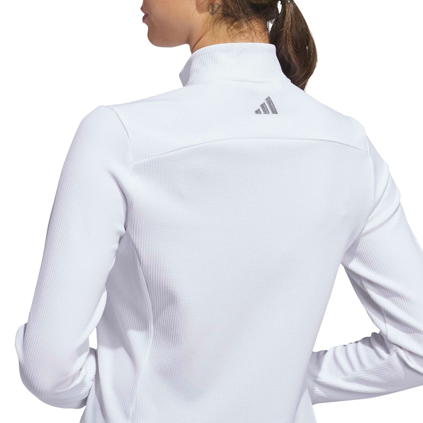 adidas Golf Ladies Full-Zip Textured Jacket – Lightweight Layering for Everyday Wear & On-Course Comfort