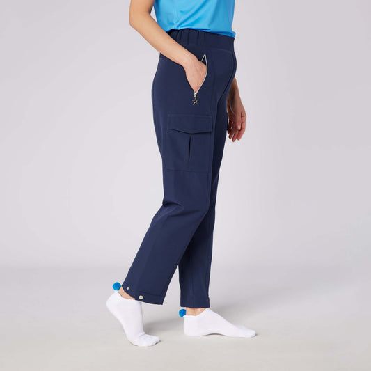 Swing Out Sister Ladies Navy Cargo Style Trousers For Function & Fashion with Every Swing