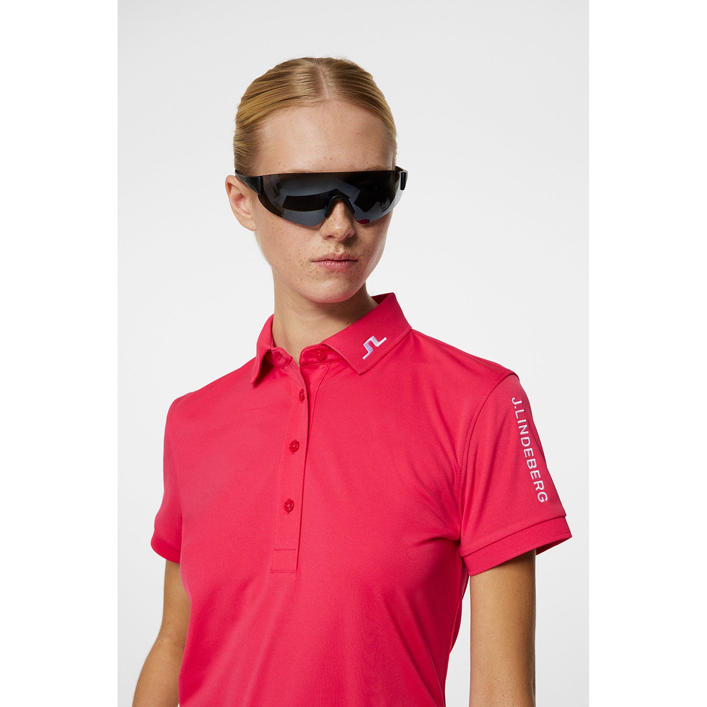 J Lindeberg Ladies Short Sleeve Tour Tech Polo 