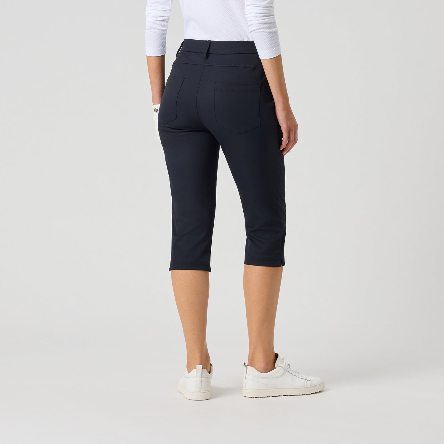 Daily Sports Ladies Pedal Pushers in Navy - The Perfect Fit, Refined