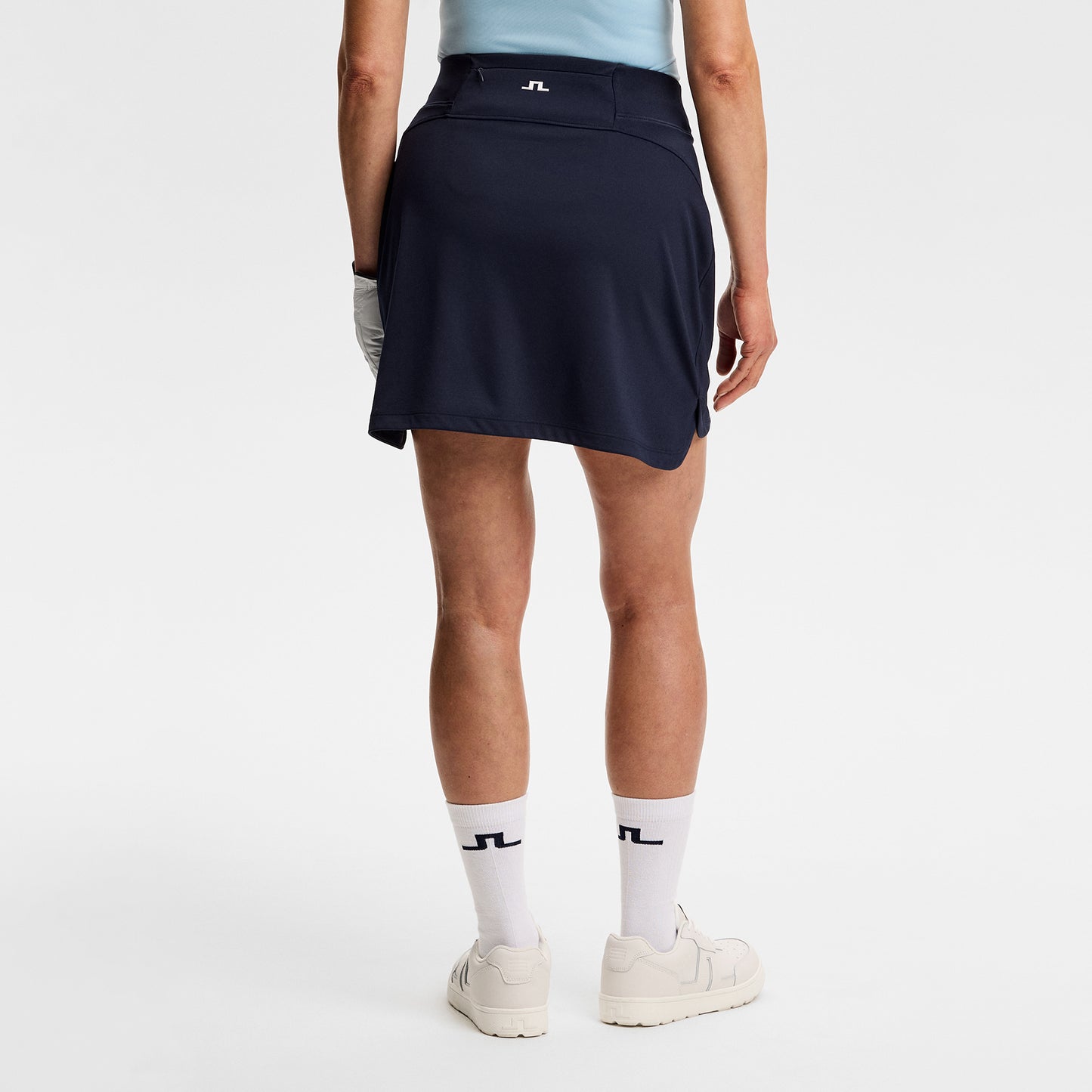 J.Lindeberg Ladies Pull-On Skort in Navy - Designed for Confident Movement