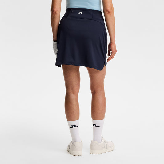 J.Lindeberg Ladies Pull-On Skort in Navy - Designed for Confident Movement