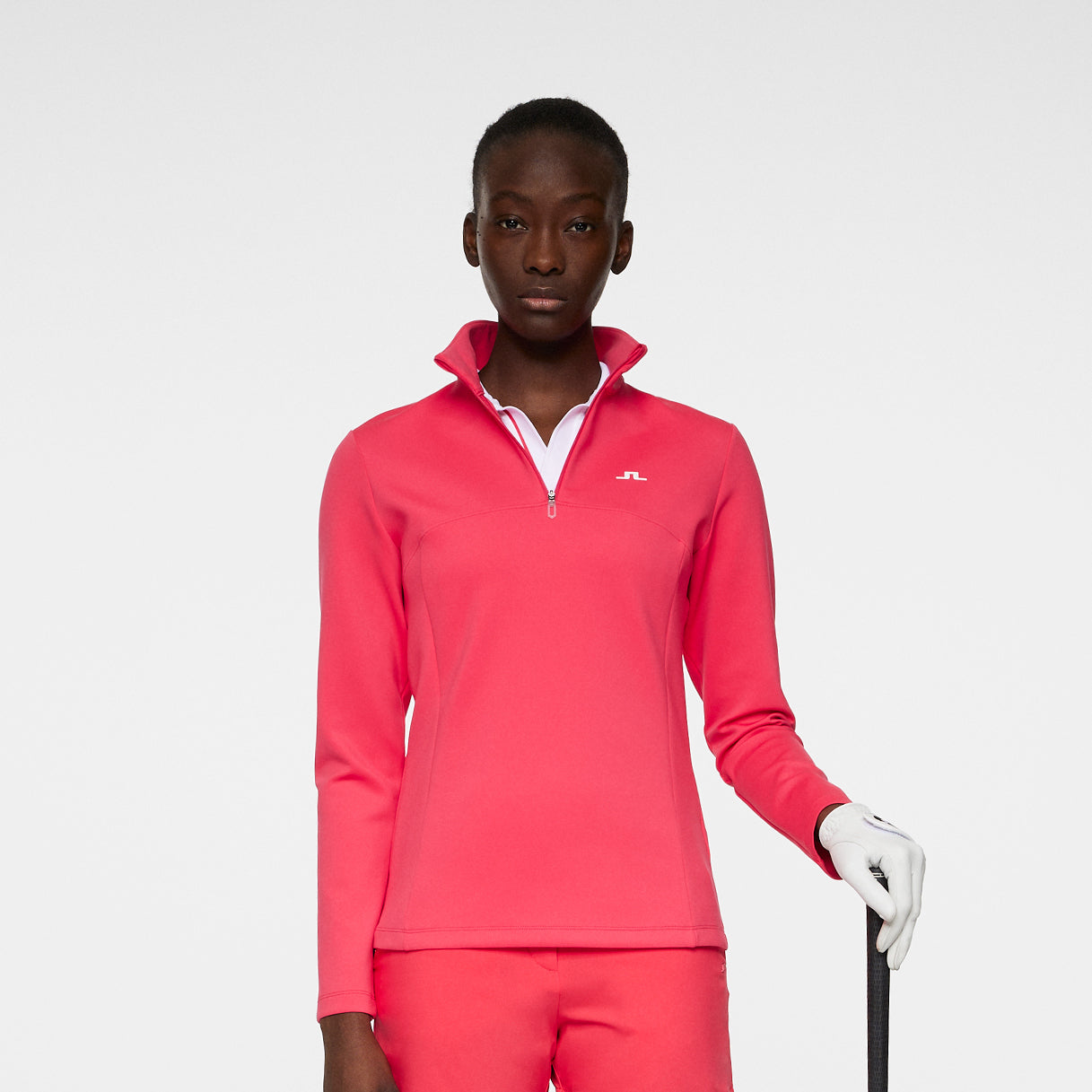 J.Lindeberg Ladies Quarter Zip Mid-Layer