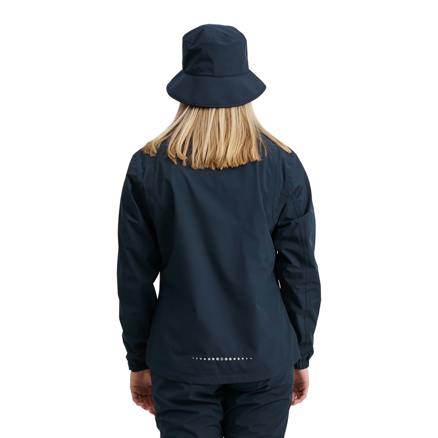 Abacus Ladies Links Stretch Rain Jacket in Navy