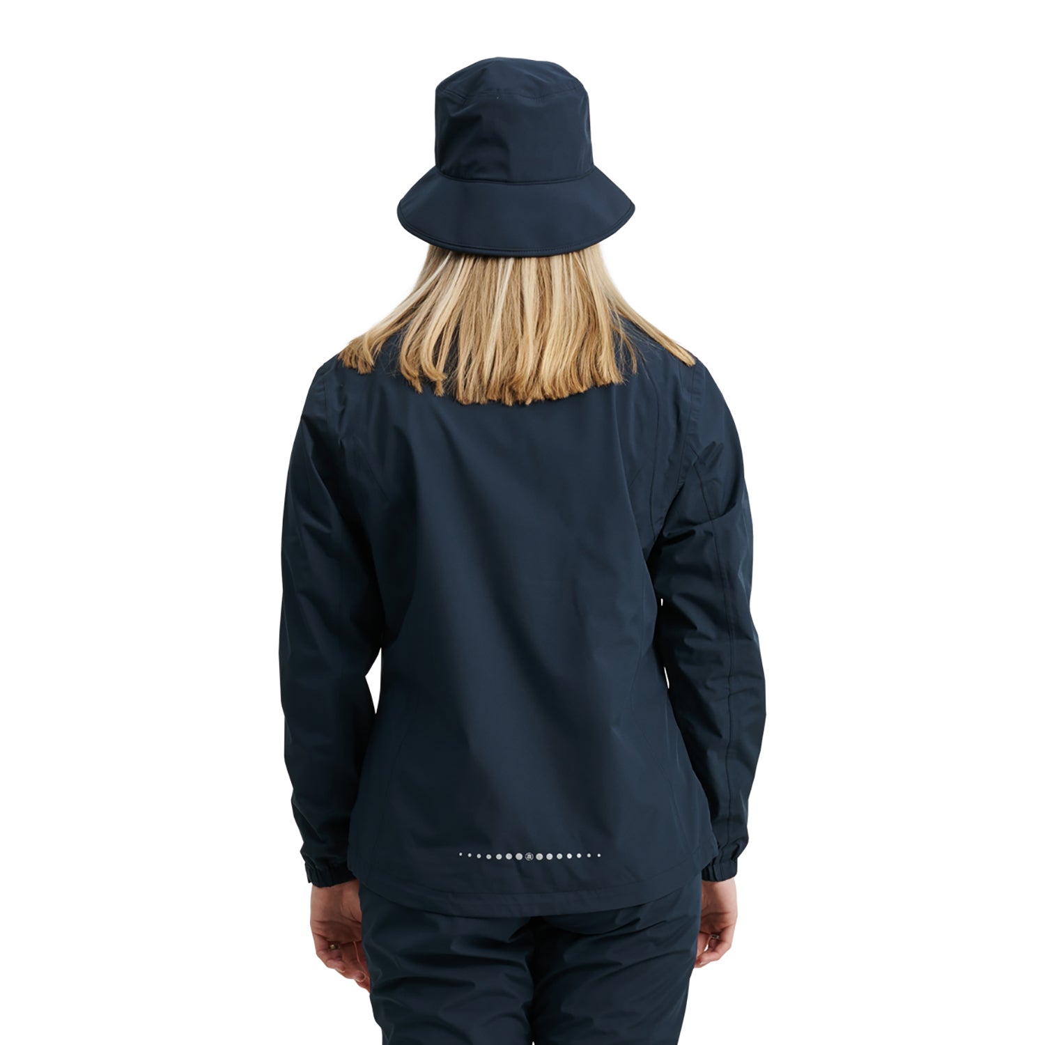 Abacus Ladies Links Stretch Rain Jacket in Navy