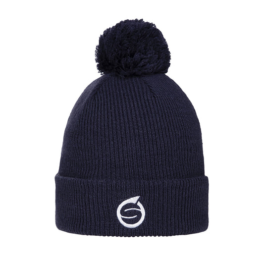 Sunderland Ladies Navy Thermal Bobble Hat - Cold-Weather Comfort from Tee to Green