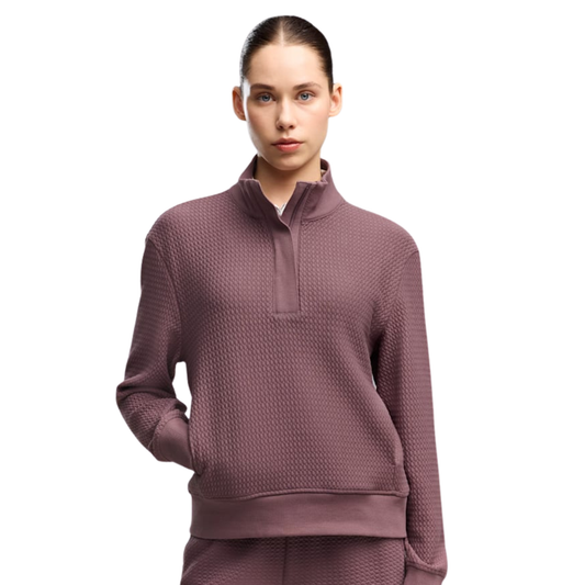 Puma Ladies Waffle Style 1/4 Zip - Enjoy Cosy Comfort for Cooler Days