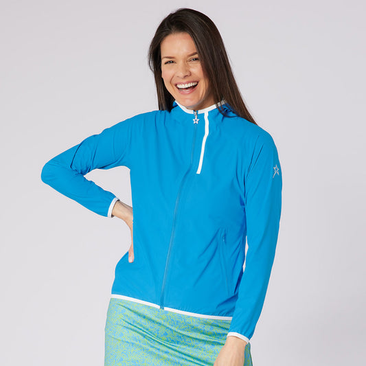 Swing Out Sister Ultra Lightweight Packable Jacket with Hood Perfect for Spring Showers