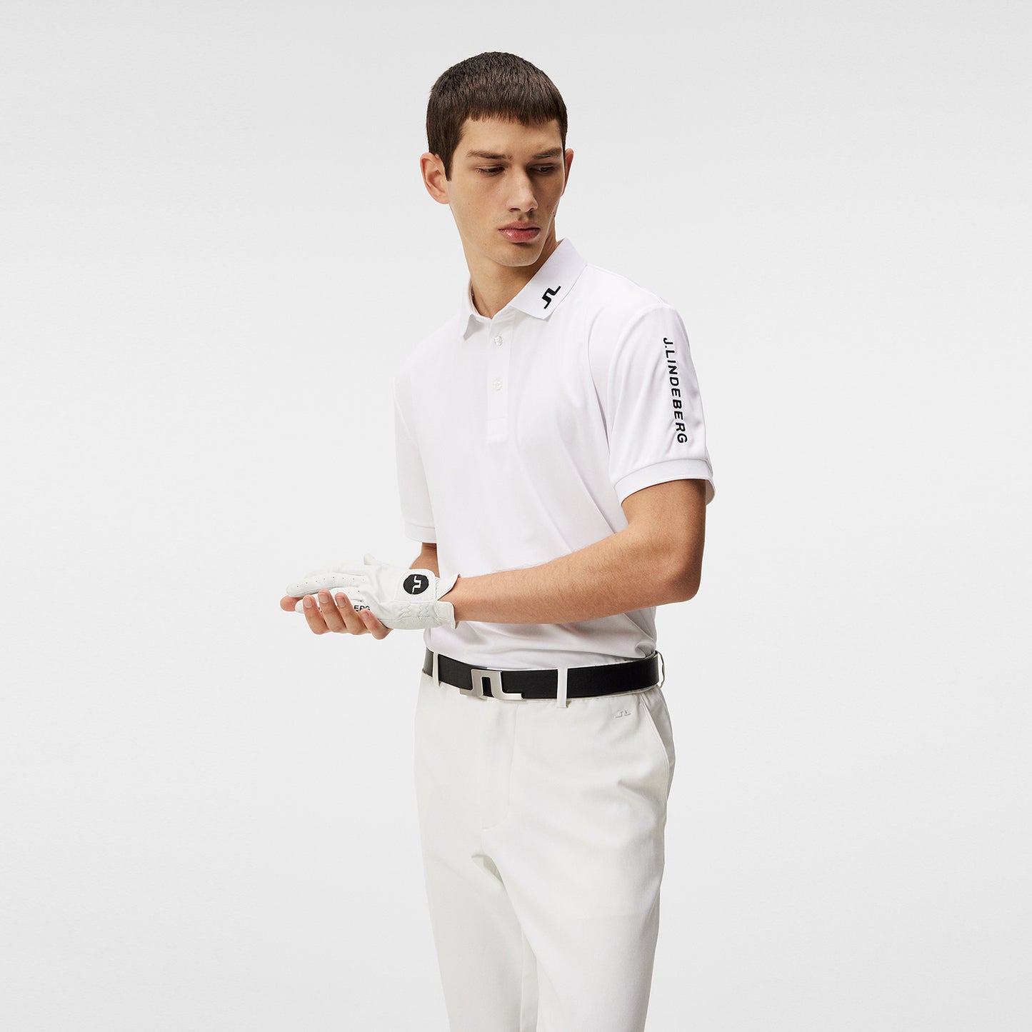 J.Lindeberg Mens Tour Tech Short Sleeve Polo