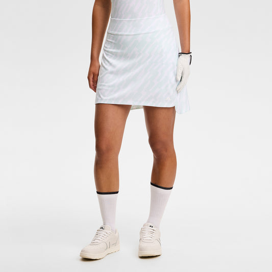 J.Lindeberg Ladies Pull-On Print Skort - Designed for Confident Movement
