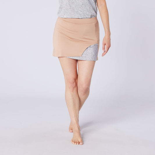 Swing Out Sister Ladies Pull-On Faux Wrap Skort