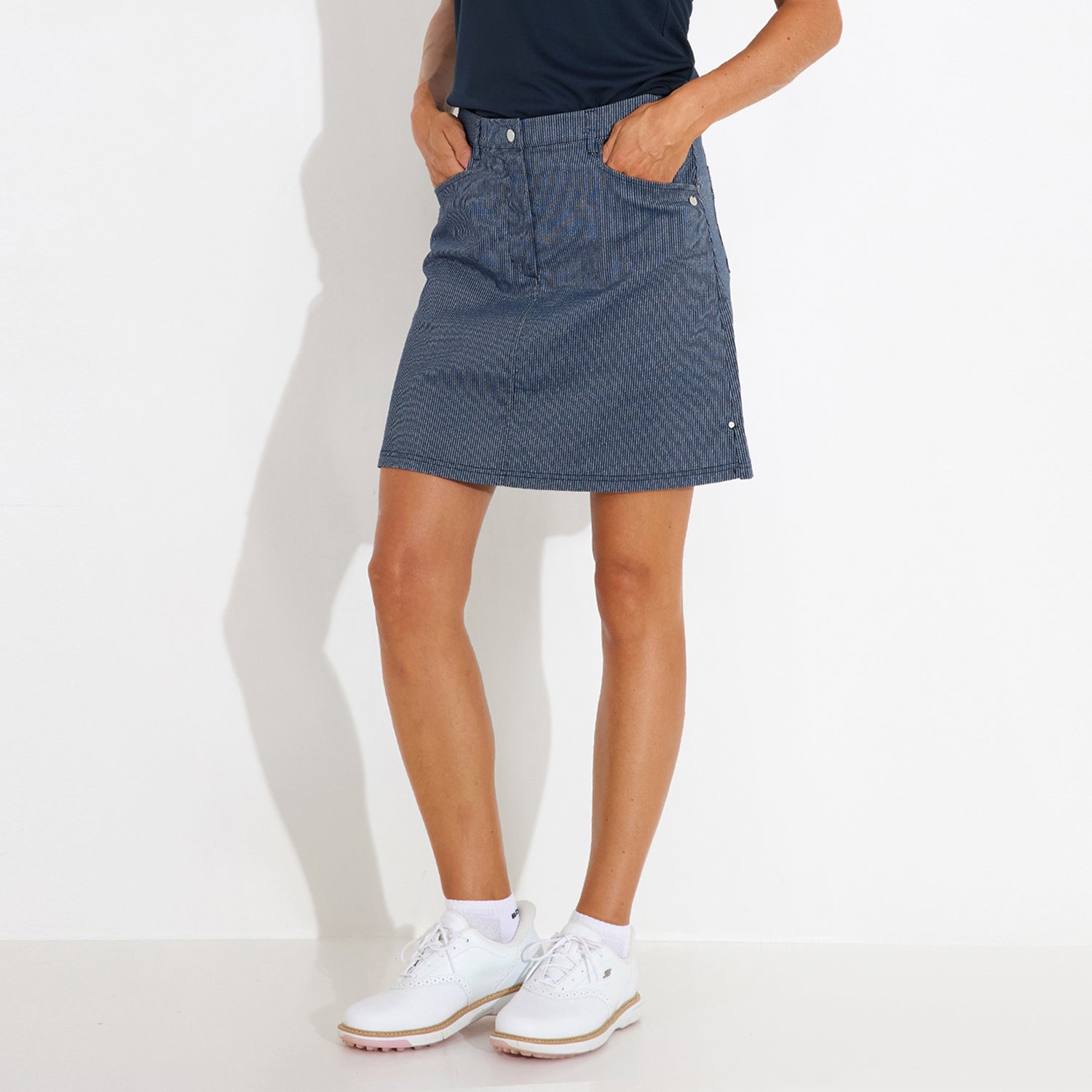 Abacus Ladies Pinstripe Skort - Effortless Style & Performance