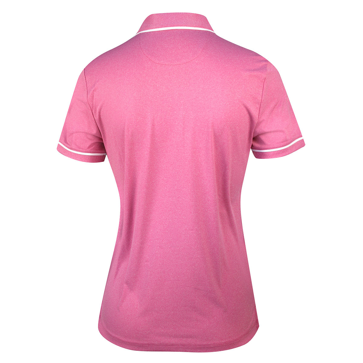 Original Penguin Ladies Piped Short Sleeve Polo in Fuschsia Red