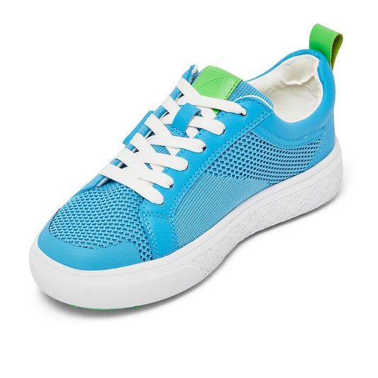 Swing Out Sister Ladies Mesh & Faux Leather Golf Shoes in a Standout Blue Shade