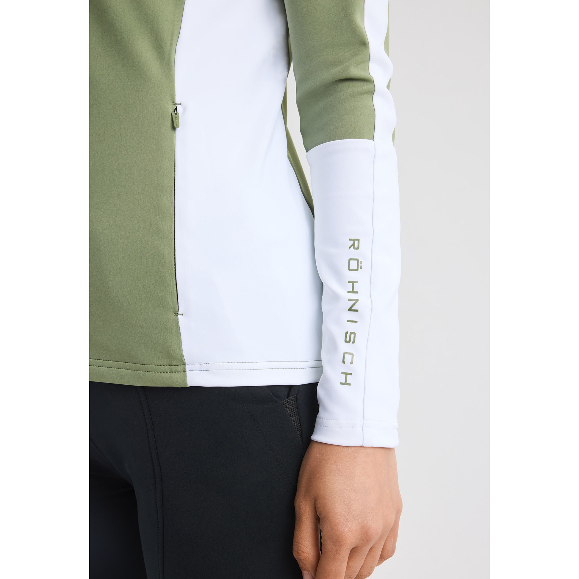 Rohnisch Ladies Sage Green Mid-Layer Golf Jacket