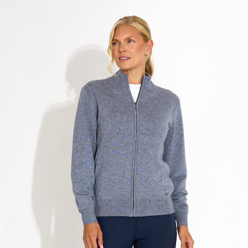 Abacus Ladies Lined Merino Blend Windstopper Cardigan