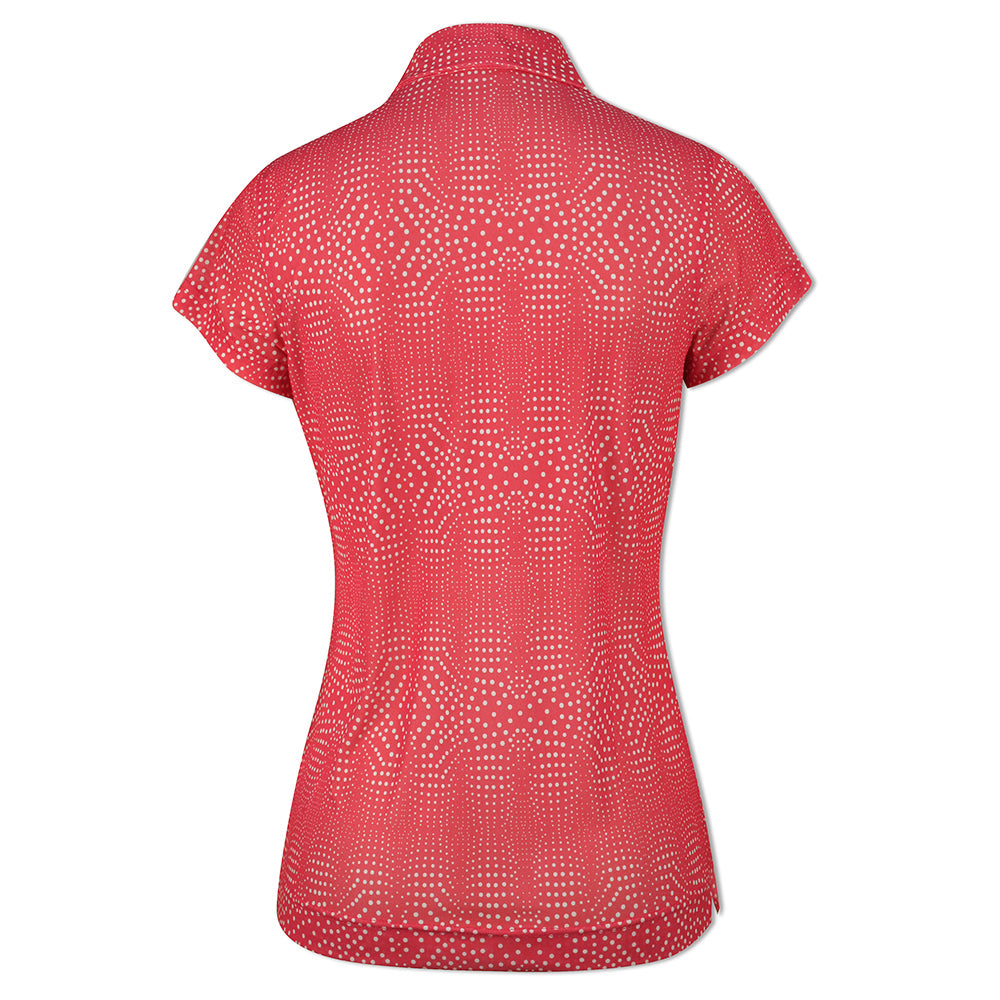 Daily Sports Ladies Cap Sleeve All-Over Mesh Polo - Small Only Left