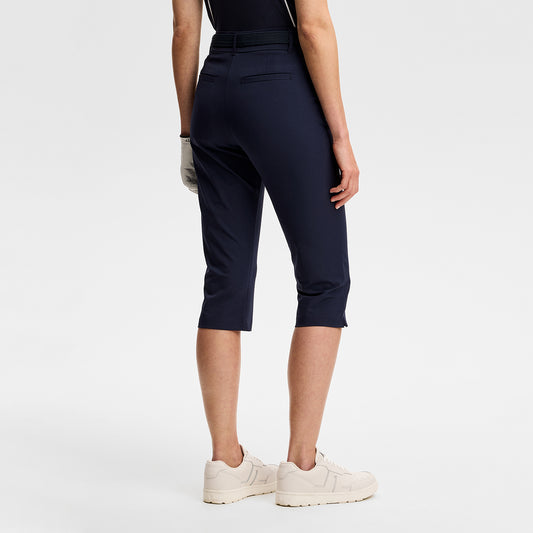 J.Lindeberg Ladies Navy Capris for Lightweight Comfort with Modern Elegance