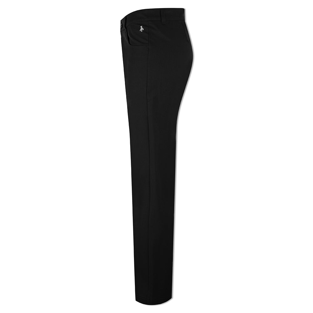 Green Lamb Straight Leg Soft-Stretch Golf Trousers in Black – GolfGarb