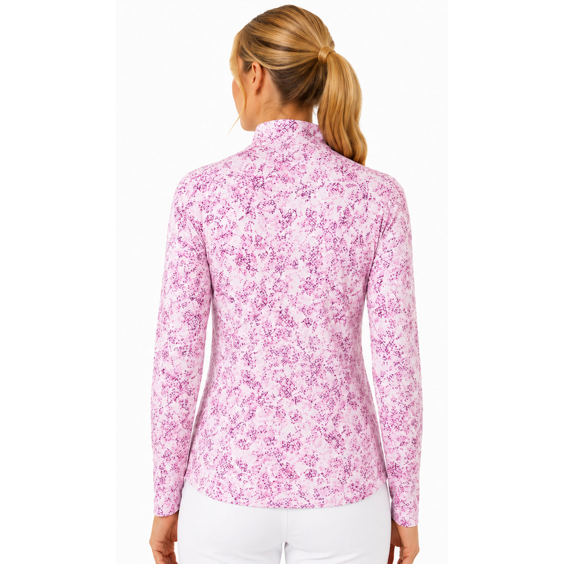 Callaway Women's Digitised Floral Print Top for Feminine Style, Breathable Comfort and Lightweight Layering