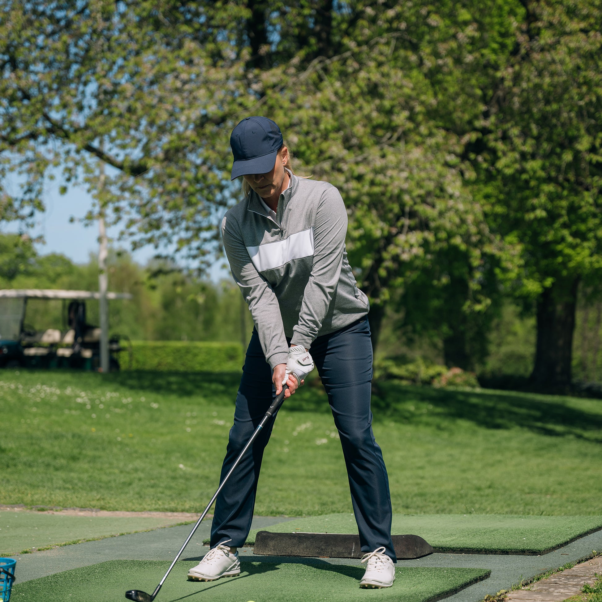 Abacus Ladies Colour Block Mid-Layer Top