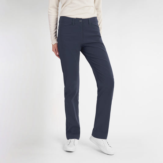 Green Lamb Slim-Fit Thermo Windbarrier Trousers in Navy