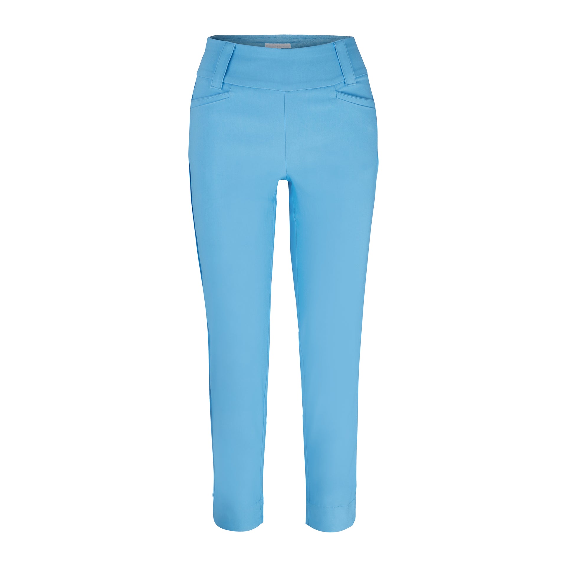 Swing Out Sister Ladies Pull On Capris in Tranquil Blue – GolfGarb