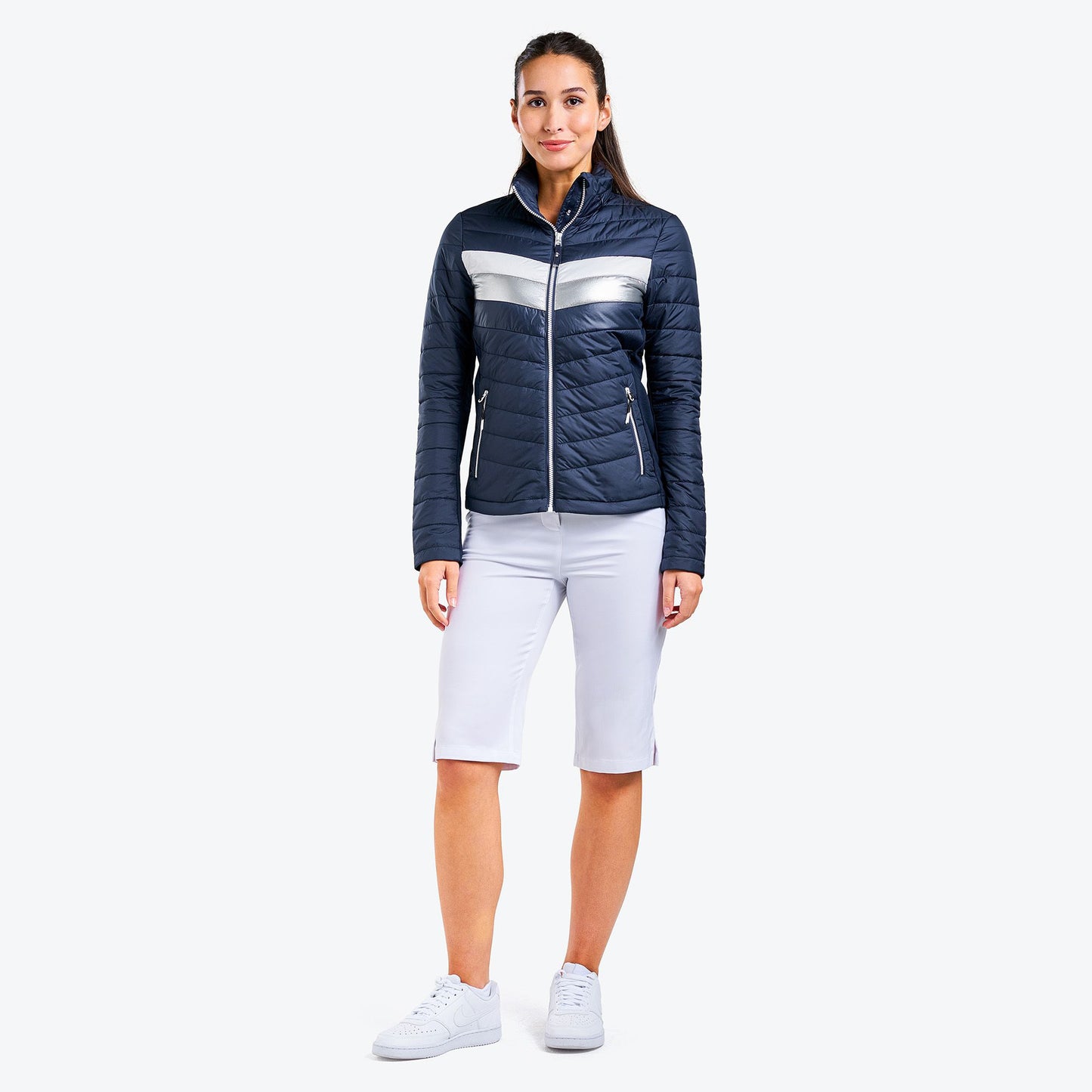 Nivo Ladies Lightweight Padded Jacket in Navy