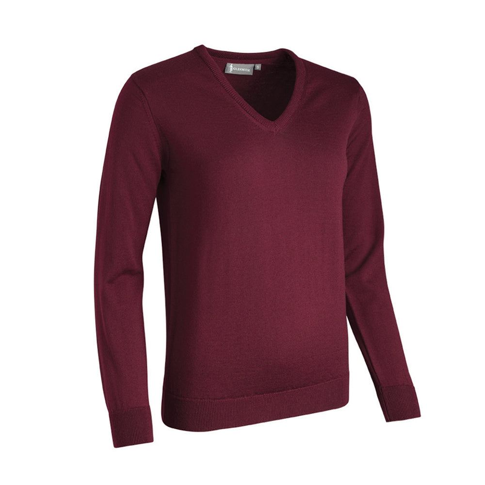 Glenmuir Ladies 100% Extra Fine Merino V-Neck Sweater