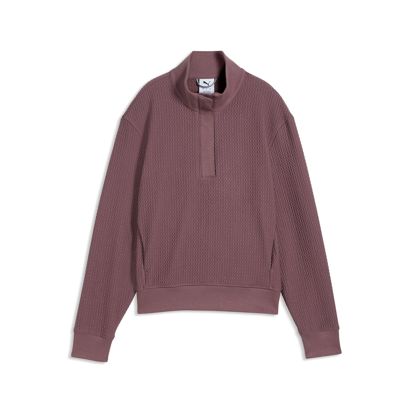 Puma Ladies Waffle Style 1/4 Zip - Enjoy Cosy Comfort for Cooler Days