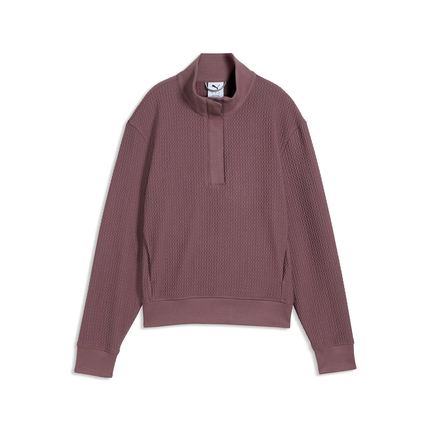 Puma Ladies Waffle Style 1/4 Zip - Enjoy Cosy Comfort for Cooler Days