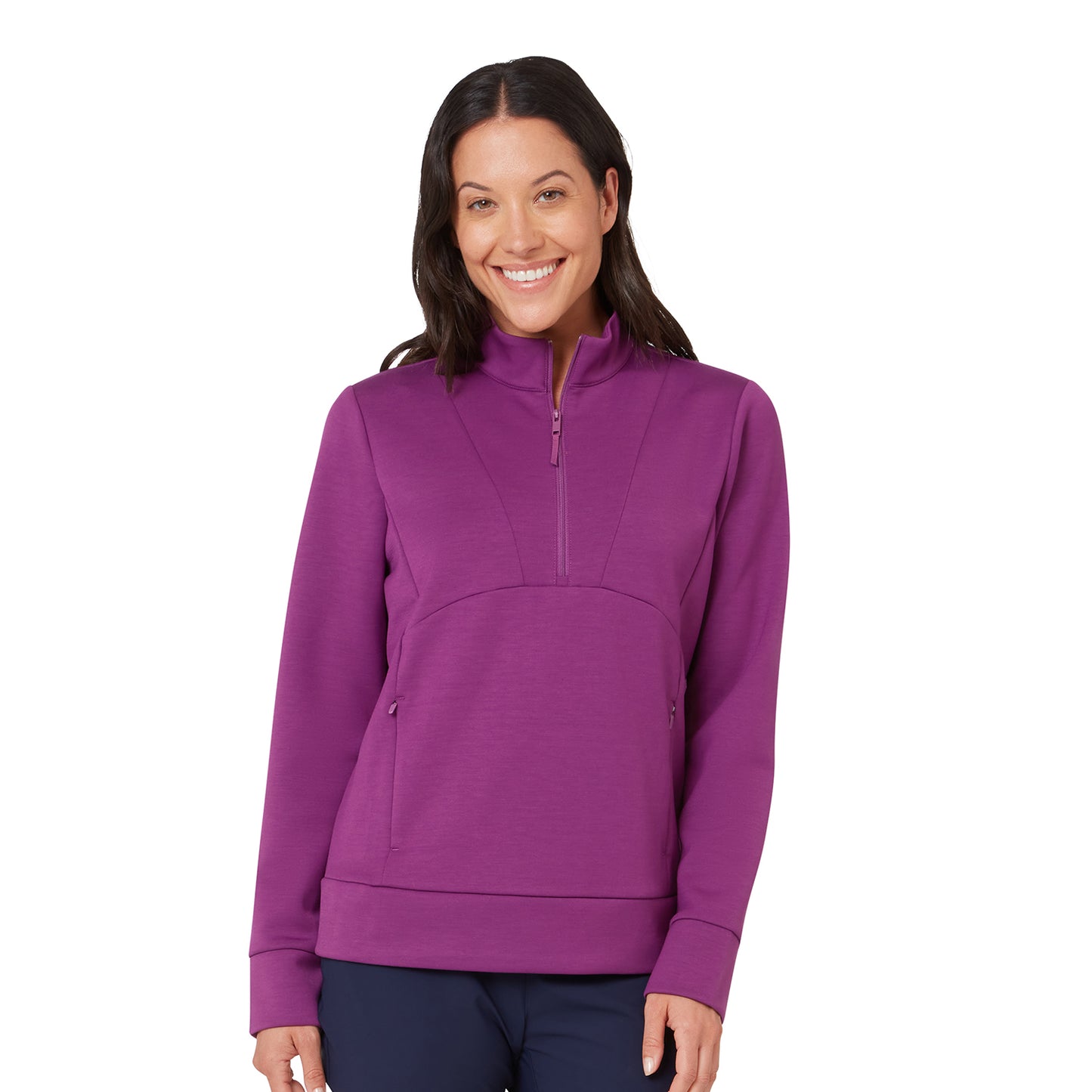Callaway Ladies Soft Touch Pullover with Neat Contour Seams for a Sporty Chic Silhouette