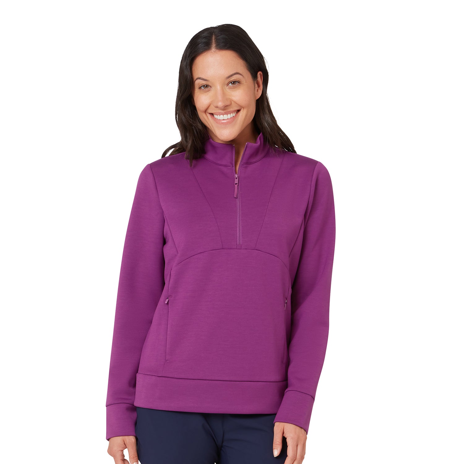 Callaway Ladies Soft Touch Pullover with Neat Contour Seams for a Sporty Chic Silhouette