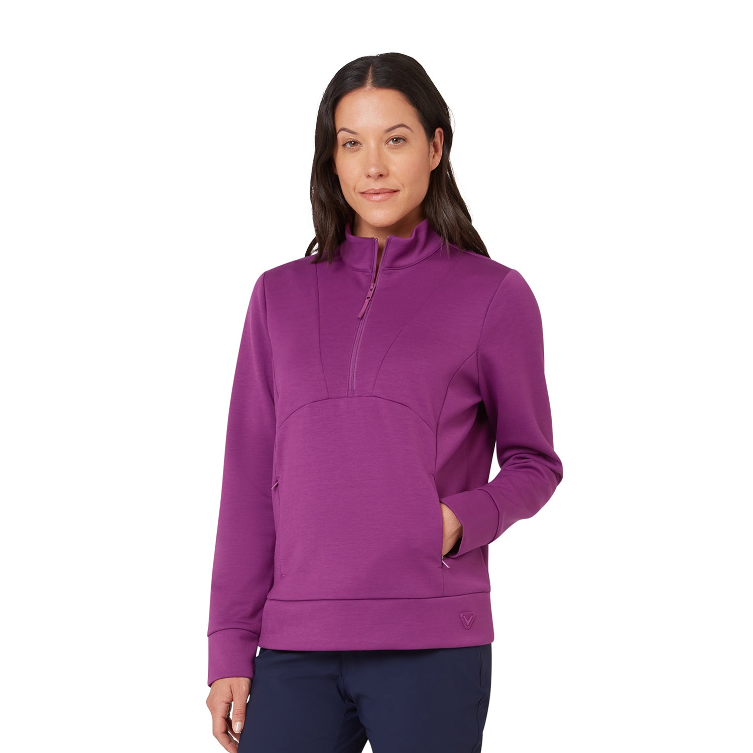 Callaway Ladies Soft Touch Pullover with Neat Contour Seams for a Sporty Chic Silhouette