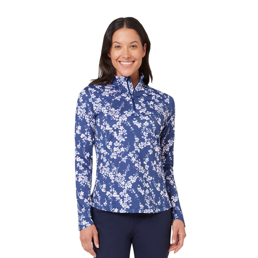 Callaway Women's Blossom Print Long Sleeve Top for Stylish Coverage and Everyday Performance