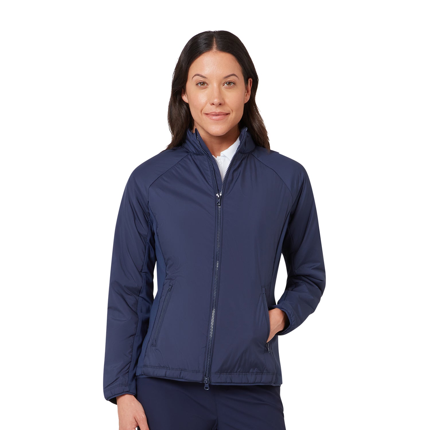 Callaway Ladies Primaloft Insulated Jacket in Navy for Winter Golf and Everyday Elegance