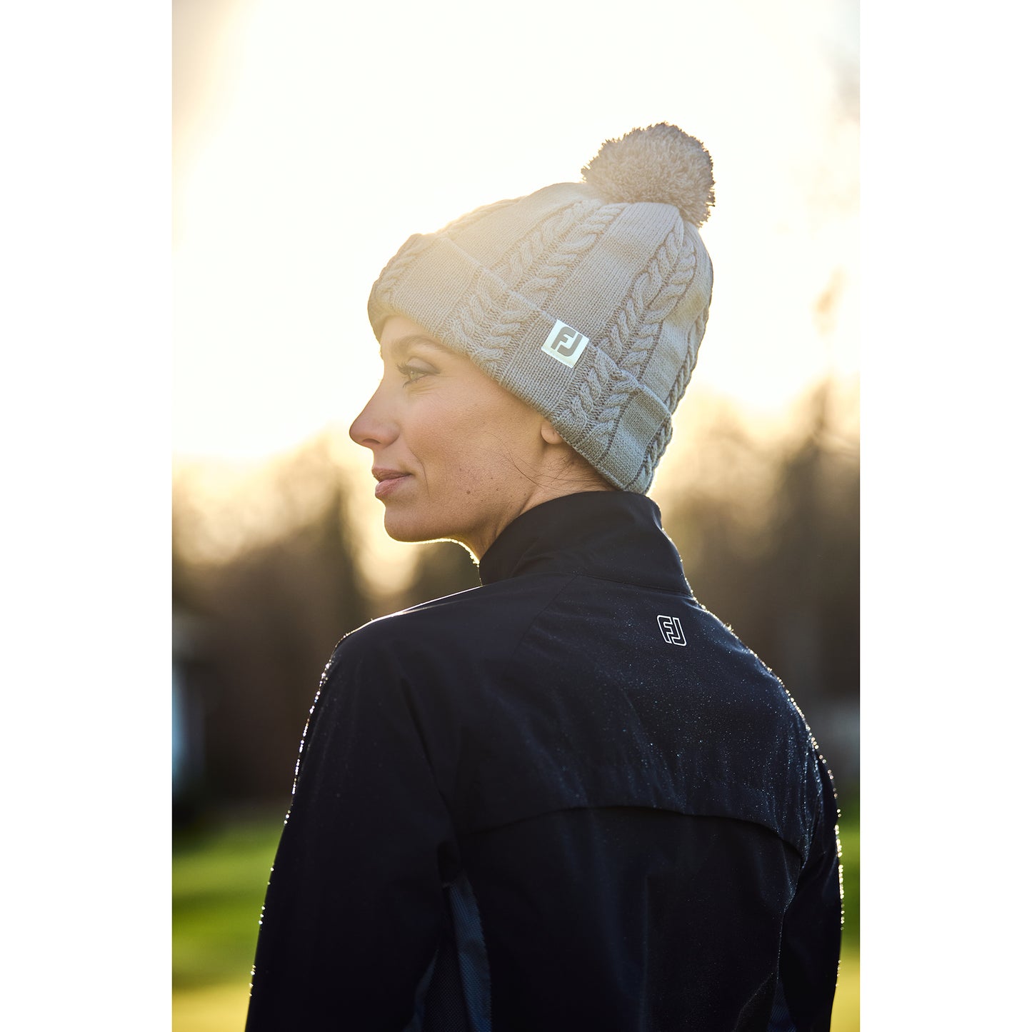 FootJoy Ladies HydroLite Waterproof Jacket with Waist Cinch