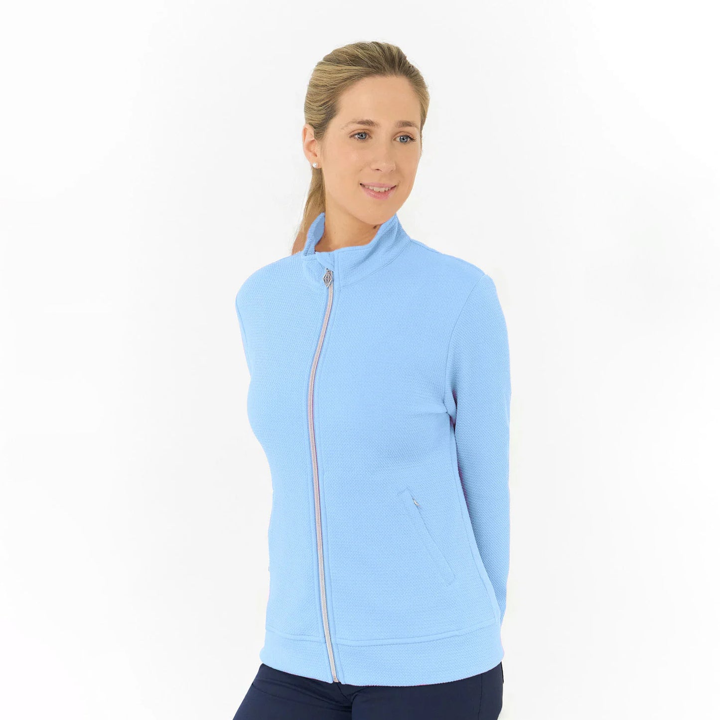 Pure Ladies Textured Jacket – Refined Texture Meets All-Season Performance