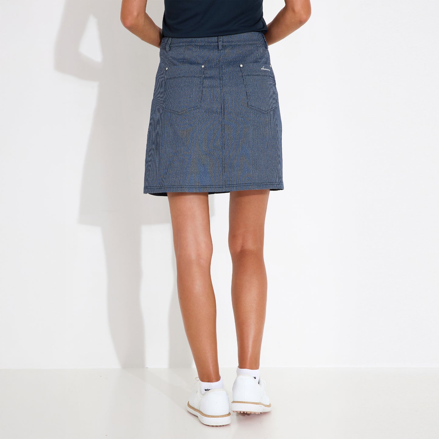 Abacus Ladies Pinstripe Skort - Effortless Style & Performance