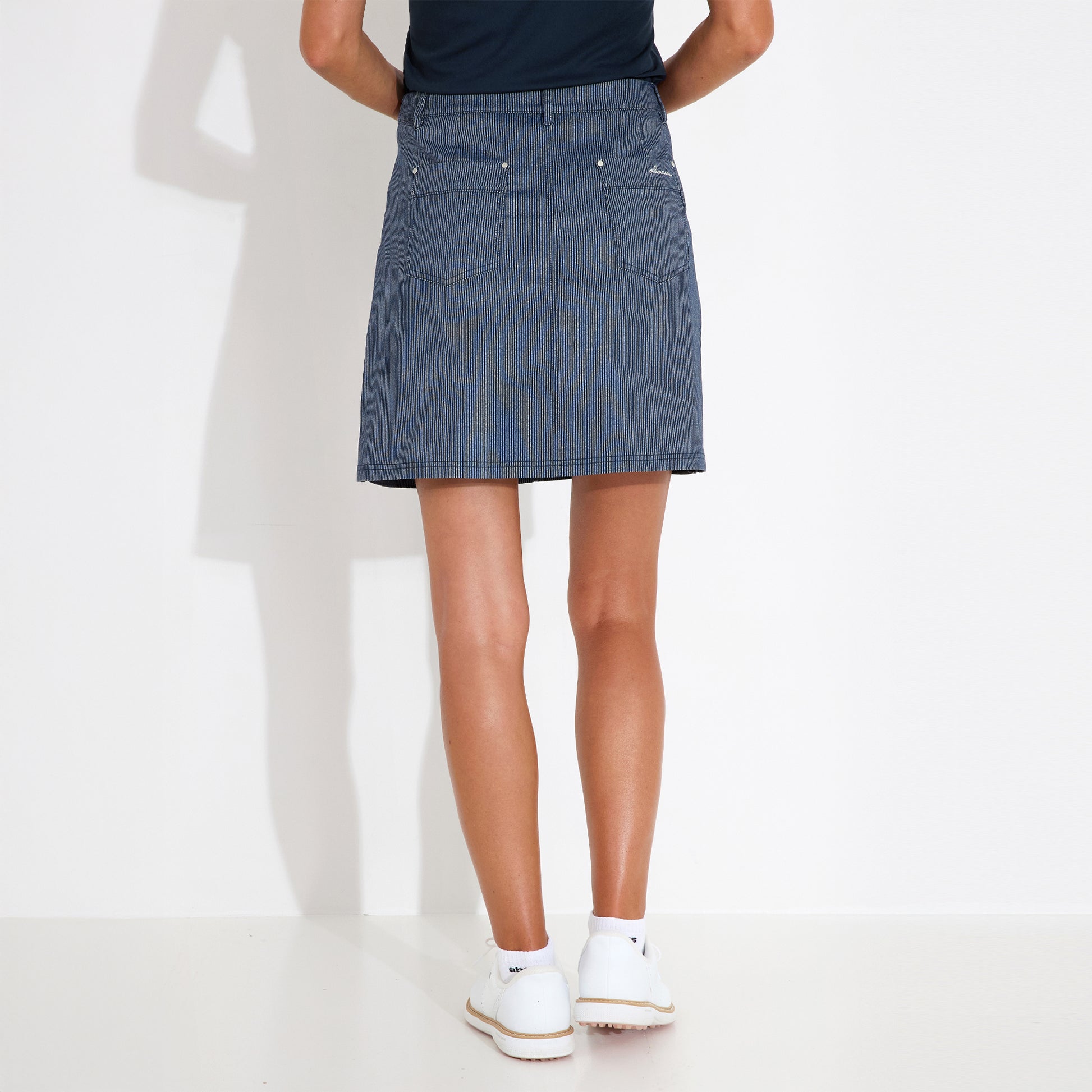 Abacus Ladies Pinstripe Skort - Effortless Style & Performance