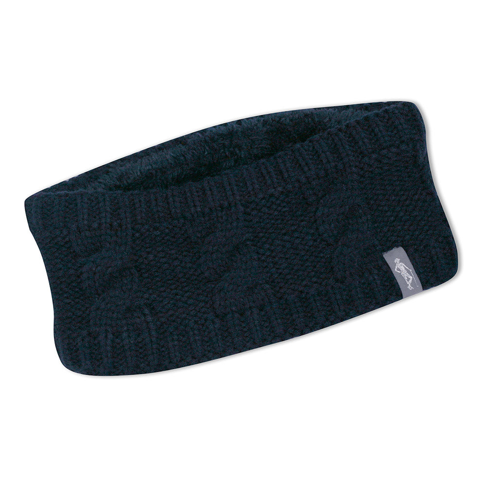 Glenmuir Ladies Thermal Lined Knitted Headband in Navy