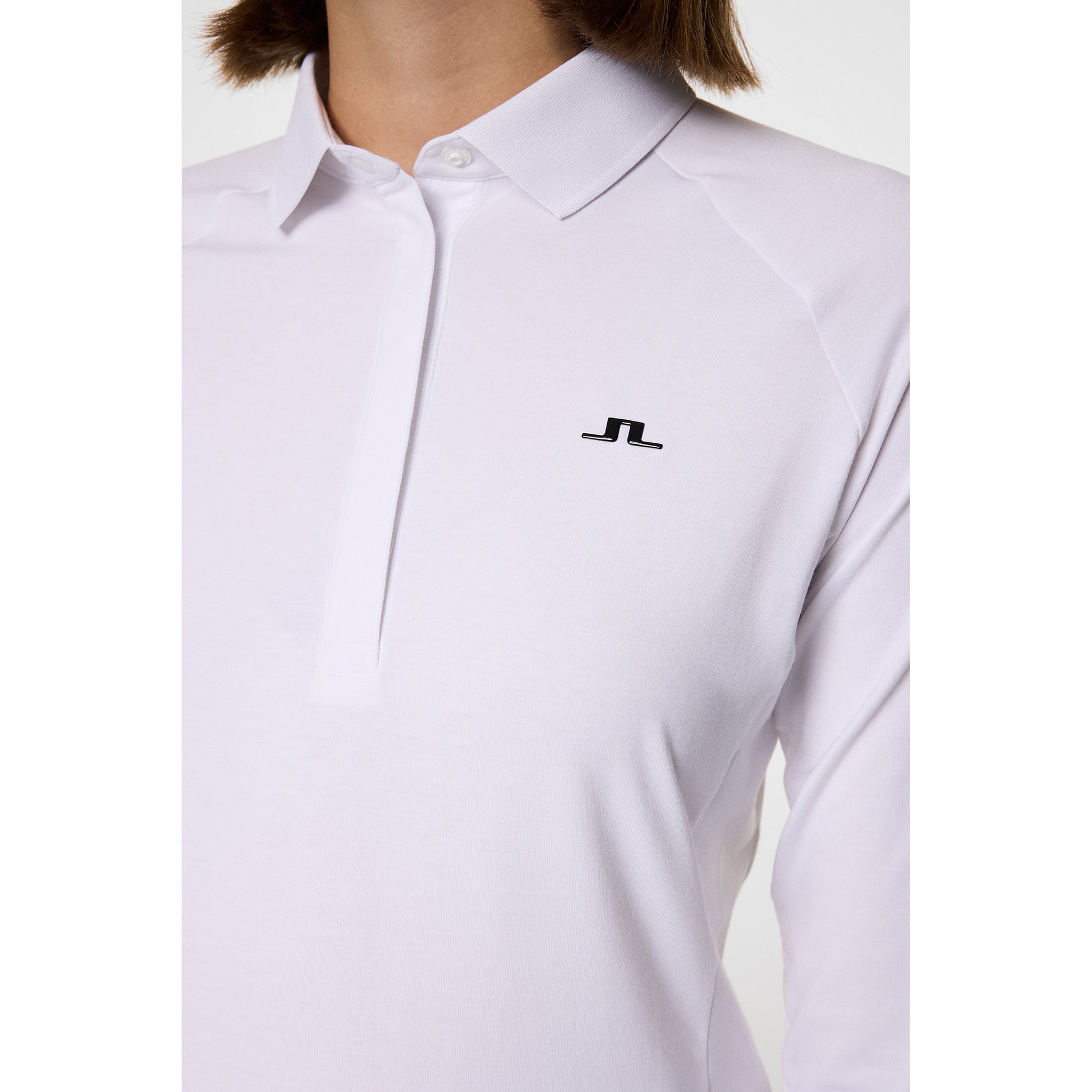 J.Lindeberg Ladies Soft Feel Long Sleeve Polo