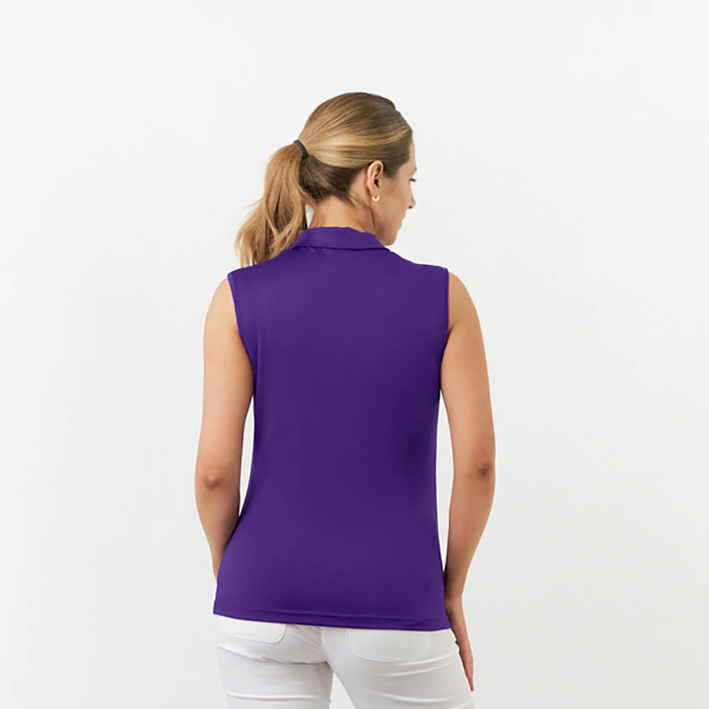 Pure Golf Ladies Silky Soft Sleeveless Polo