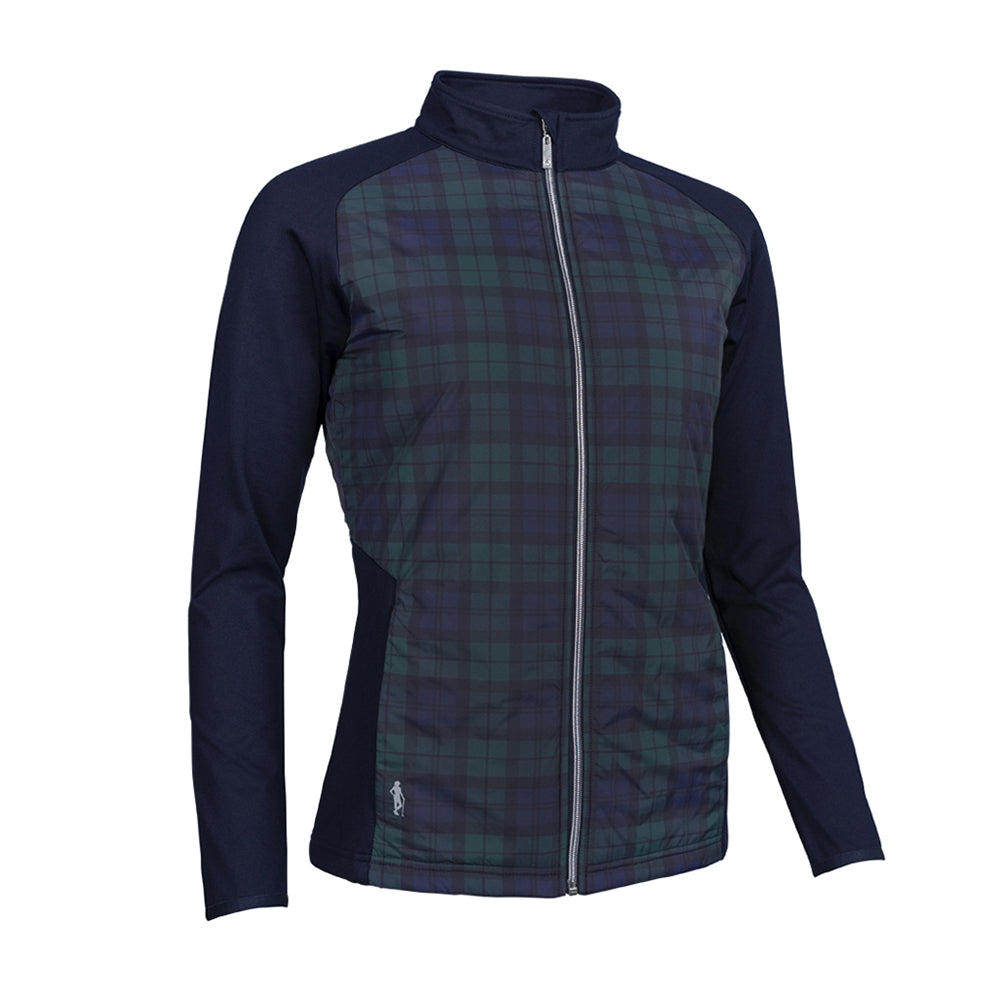 Glenmuir Ladies Thermal Hybrid Jacket with Tartan Print