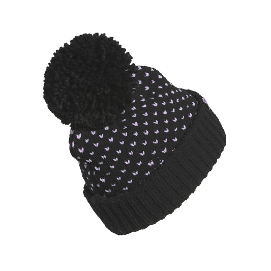 adidas Golf Ladies Fleece Lined Bobble Hat in Black